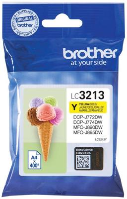 Brother LC-3213Y 400pagina's Geel inktcartridge Brother LC-3213Y 400pagina's Geel inktcartridge