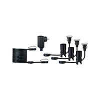 Paulmann 93697 Verlichtingssysteem Plug&Shine LED-buiteninbouwlampen (basisset) Set van 3 stuks LED 7.5 W Warmwit Zilver - thumbnail