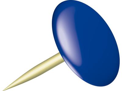 Alco AL-151-15 Punaises Sun 9,5mm Messing Doos A 100 Stuks Donkerblauw