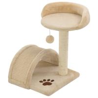 VidaXL Kattenkrabpaal met sisal krabpaal 40 cm beige en bruin - thumbnail