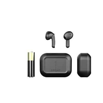 RYGHT MINO In Ear headset Bluetooth Stereo Zwart Ruisonderdrukking (microfoon) Indicator voor batterijstatus, Headset, Oplaadbox, Touchbesturing