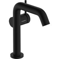 Hansgrohe Tecturis Wastafelmengkraan - 13.9cm uitloop - zwart mat 73341670 - thumbnail