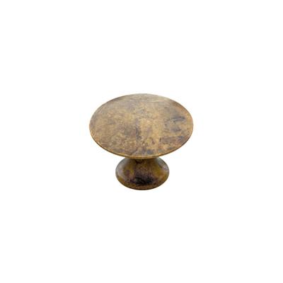 Knop glad rond 30mm antiek super