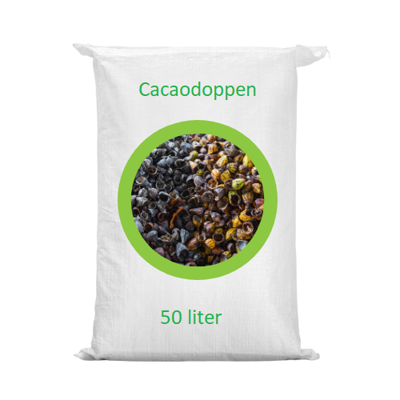 Cacaodoppen Bodembedekker 50 liter - Warentuin mix