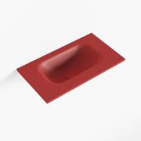 MONDIAZ EDEN Fire solid surface inleg wastafel voor toiletmeubel 40cm. Positie wasbak midden - thumbnail