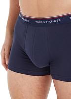 Tommy Hilfiger 3-Pack Heren Boxershorts - Premium Essential - Elastisch katoenen heren onderbroeken - M - Blauw - Onderbroek heren heren heren heren - thumbnail