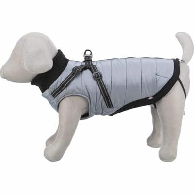 Trixie jas pontis met tuig voor hond grijs 33 cm