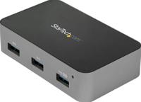 .com 4-poorts USB-C hub USB 3.1 Gen2 (10 Gbps) naar 4x USB-A - zelfgevoed incl universele voedingsadapter (HB31C4AS) - Hub - 4 x USB 3.1 Gen 2 - desktop - 110240 V wisselstroom - voor PN: PEXUSB321C - thumbnail
