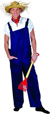 Tuinbroek fluor roze man/vrouw