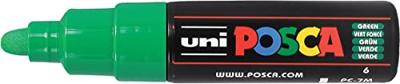 Paintmarker uni posca pc7m b donkergroen | 6 stuks