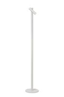 Lucide ANTRIM - Oplaadbare Leeslamp Binnen/Buiten - Accu/Batterij - LED Dimb. - 1x2,2W 2700K - IP54 - Met draadloos oplaadstation - Wit - thumbnail