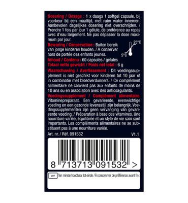 Lucovitaal Vitamine K2+D3 60Capsules Lucovitaal Vitamine K2+D3 60Capsules