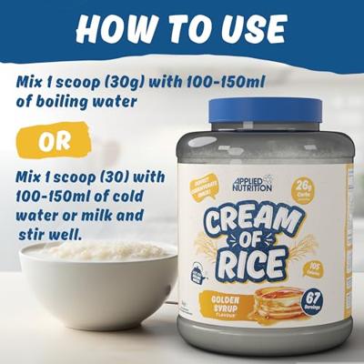 Applied Nutrition Cream of Rice Raspberry Ripple (2000 g) - thumbnail