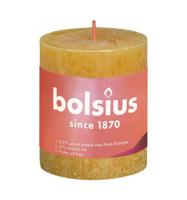 Bolsius Rustiek stompkaars 80/68 Oker - thumbnail