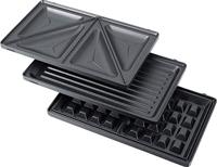 Steba SG65 - Snackmaker 3-in-1 - Tosti/Croque - Grill/Panini Zilver - thumbnail