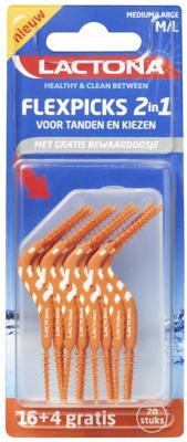 Lactona Flexpicks 2in1 M/L Tandenstokers