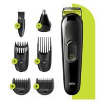 Braun All-in-one MGK3221 6-in-1 Baardtrimmer Voor Mannen, Gezichts-, Haar-, Oor-, Neustrimmer, Voltgroen - thumbnail
