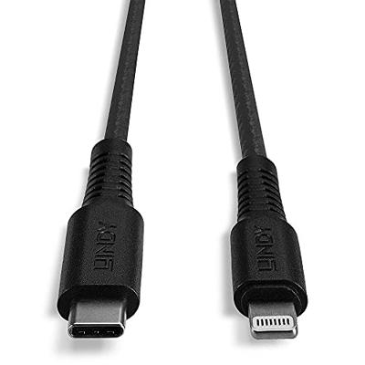LINDY 31288 USB-kabel USB 2.0 Apple Lightning stekker, USB-C stekker 3.00 m Zwart