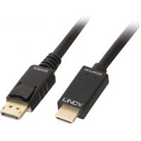 Adapter DisplayPort naar HDMI LINDY 36922 Zwart - thumbnail