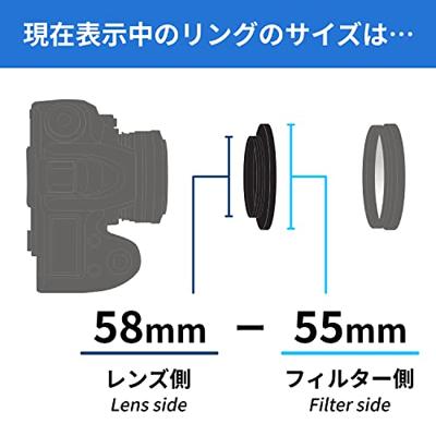 Kenko Stepping Ring 58mm - 55mm