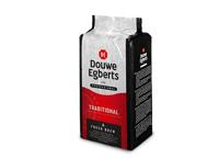 Douwe Egberts gemalen koffie voor snelfilters Rood, pak van 1 kg - thumbnail