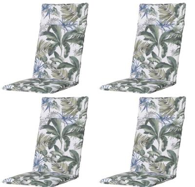 Kussen hoog 50x120 universeel outdoor Bliss blauw (4 stuks) Madison - Madison