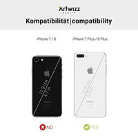 Artwizz CurvedDisplay veiligheidsglas voor iPhone 6 Plus, 7 Plus, 8 Plus - volledige schermbescherming met anti-splinterbescherming - schermbescherming H9 ontworpen in Berlijn - zwart - 5802-2152 - thumbnail