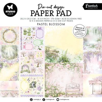 Studio Light • essentials designer paper pad paper & elements pastel blossom