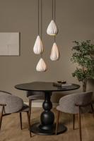 Lucide CINZIA - Hanglamp - Ø 55,5 cm - 4xE27 - Wit - thumbnail