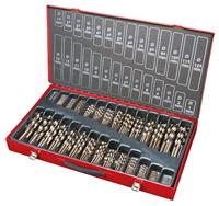 KS Tools 3303650 HSS-G-Co 5 Metaal-spiraalboorset 1 mm, 1.5 mm, 2 mm, 2.5 mm, 3 mm, 3.5 mm, 4 mm, 4.5 mm, 5 mm, 5.5 mm, 6 mm, 6.5 mm, 7 mm, 7.5 mm, 8 mm, 8.5 - thumbnail
