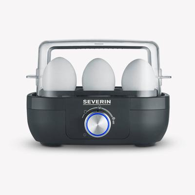 SEVERIN EK3166 Eierkoker voor 1 tot 6 eieren - 420 W - Zwart - thumbnail