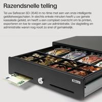 Safescan 132-0424 Kassalade Zwart - thumbnail
