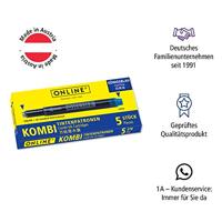 Inktpatroon online kombi 5st blauw - thumbnail