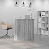 Receptiebalie 100x50x103,5 cm bewerkt hout grijs sonoma eiken - thumbnail