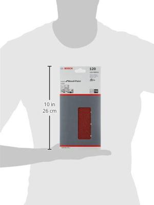 Bosch Accessories Expert for Wood 2608605318 Oscillerend schuurpapier Met klittenband, Geperforeerd Korrelgrootte (num) 120 (l x b) 230 mm x 115 mm 10 stuk(s)