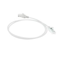 ACT Witte 7 meter LSZH U/UTP CAT6 datacenter slimline patchkabel snagless met RJ45 connectoren - thumbnail