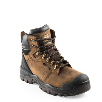 BuckBootz Werkschoen BSH009 Hoog S3 + KN | Bruin BSH009BR | Maat 44 - 00.176.033.44