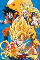 GBeye Dragon Ball Z 3 Gokus Poster 61x91,5cm - thumbnail