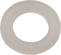 Nylon zuigerring 100ml plat