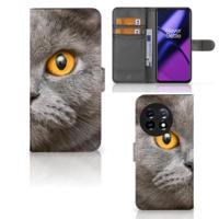 Telefoonhoesje | Met pasjeshouder | OnePlus 11 Britse Korthaar - thumbnail