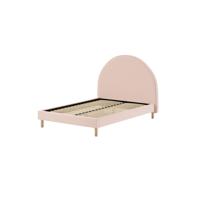 Bed Victoria Bouclé Roze 140x200 cm - thumbnail