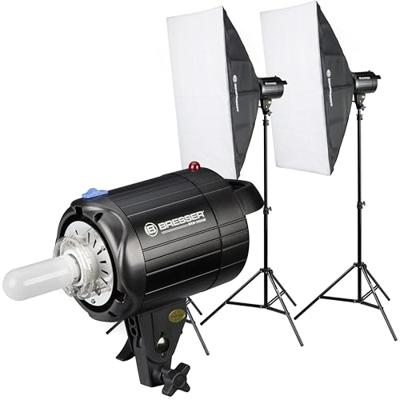 BRESSER BRM-300AM Studio Flitsset 2x 300W