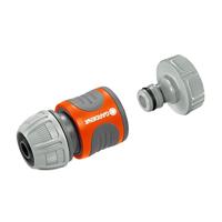 GARDENA aansluitset voor pompen 13 mm (1/2") slang slangstuk (grijs/oranje, 1750-20) - thumbnail