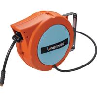 Berner luchthaspel 15bar 10m ø8mm zelfoprollend oranje - thumbnail