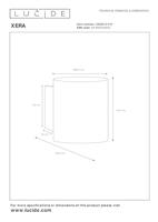 Lucide XERA - Wandlamp - Ø 8 cm - 1xG9 - Wit - thumbnail