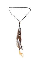 Haarband gevlochten veren - thumbnail