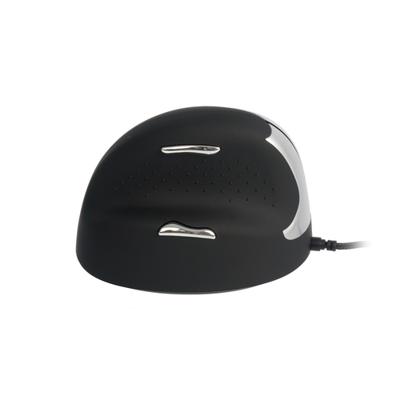 R-Go Tools Ergonomische muis R-Go HE Break met pauzesoftware, medium (handlengte 165-185mm), linkshandig, bedraad, zwart