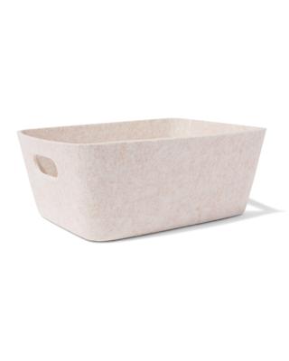 HEMA Mand 33x14cm vilt beige