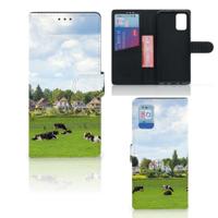 Samsung Galaxy A02s | M02s | Telefoonhoesje | Met pasjeshouder | Koeien - thumbnail