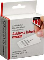 Label etiket quantore 11352 54mmx25mm retour wt - thumbnail